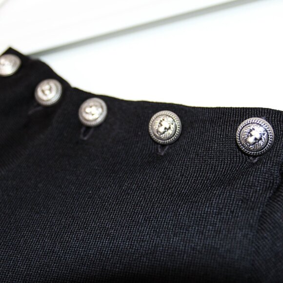 BNWT BALMAIN CASHMERE WOOL SWEATER 42 - Picture 7 of 10